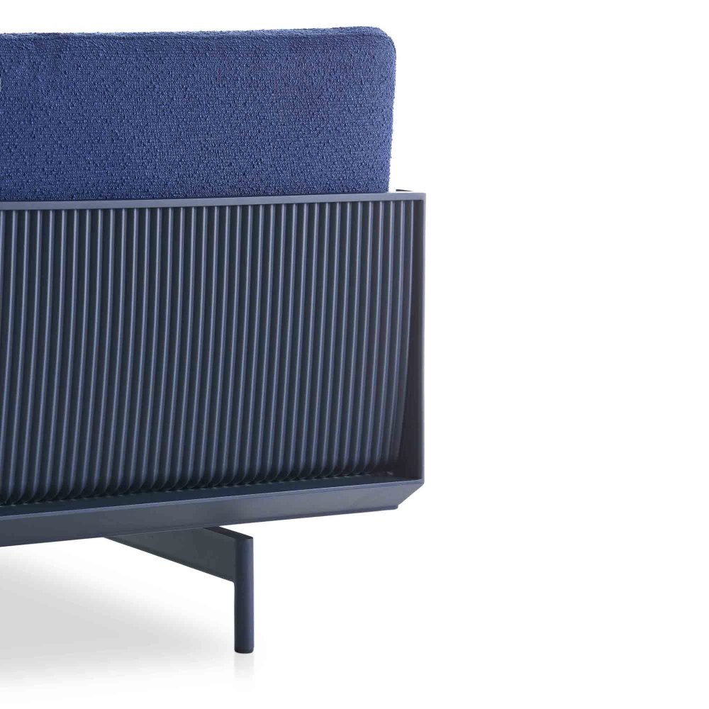 Gandia Blasco Onde outdoor modular sofa - Sectional 1 with right armrest