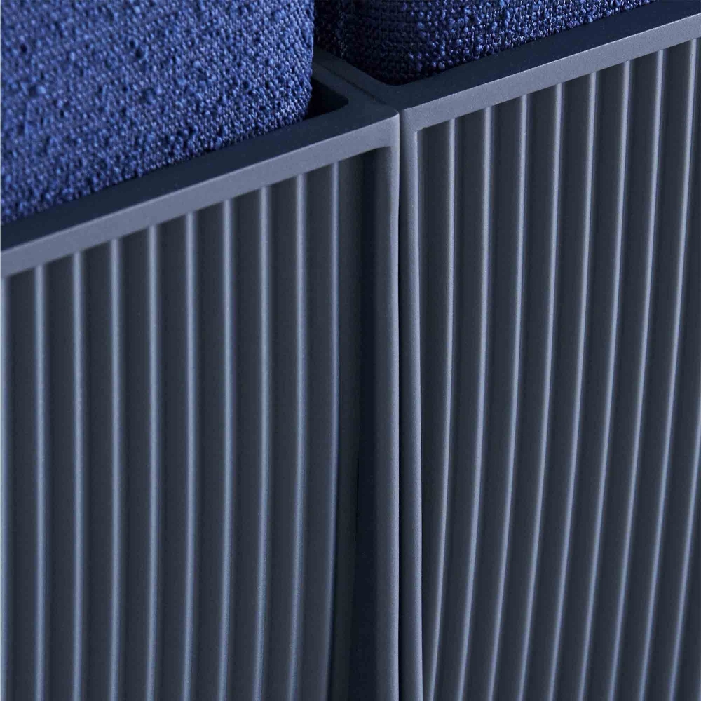 Gandia Blasco Onde outdoor modular sofa - Sectional 1 with right armrest