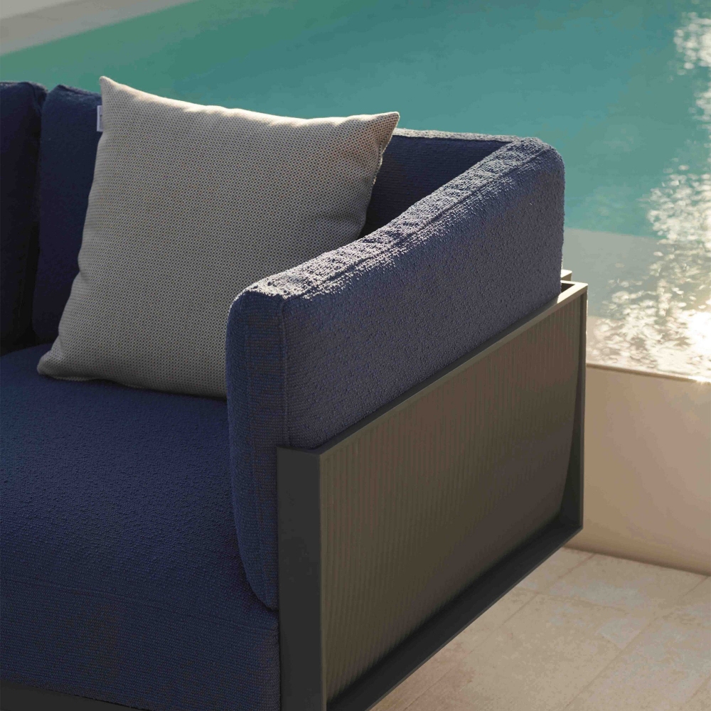Gandia Blasco Onde outdoor modular sofa - Sectional 1 with right armrest