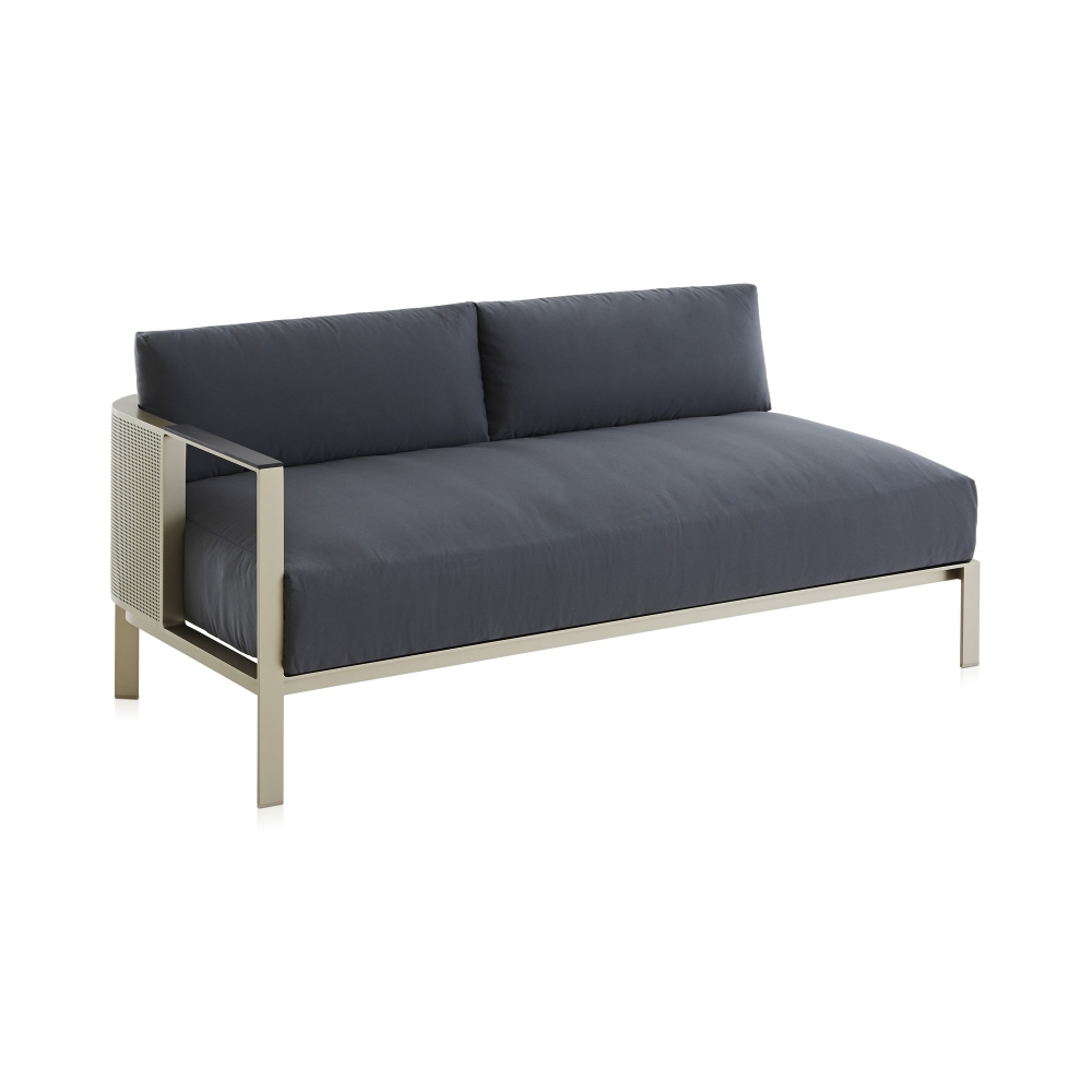 Gandia Blasco Solanas outdoor modular sofa - Sectional 1 with left armrest