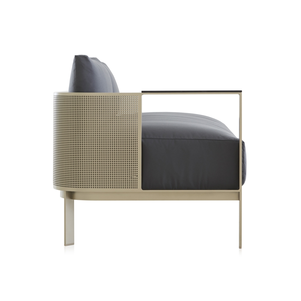 Gandia Blasco Solanas outdoor modular sofa - Sectional 1 with left armrest