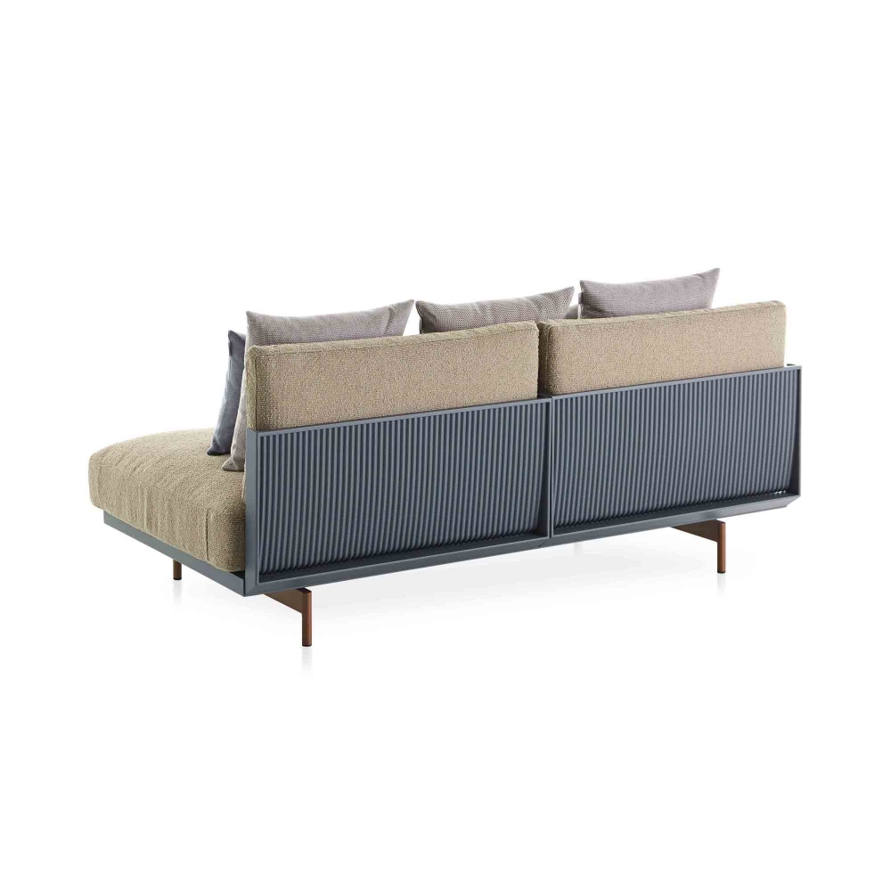 Gandia Blasco Onde modular outdoor Sofa - Open end