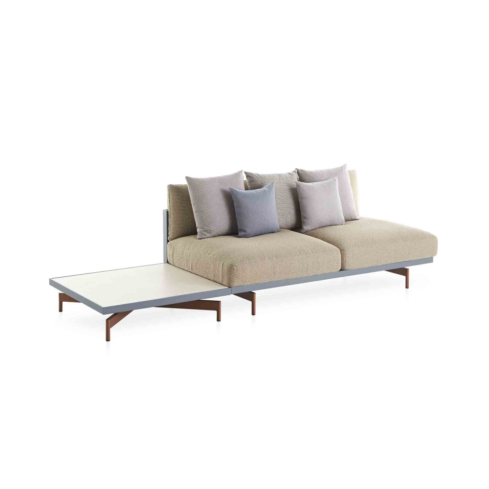 Gandia Blasco Onde modular outdoor Sofa - Open end