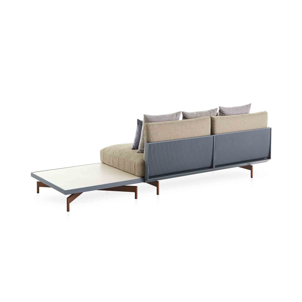 Gandia Blasco Onde modular outdoor Sofa - Open end