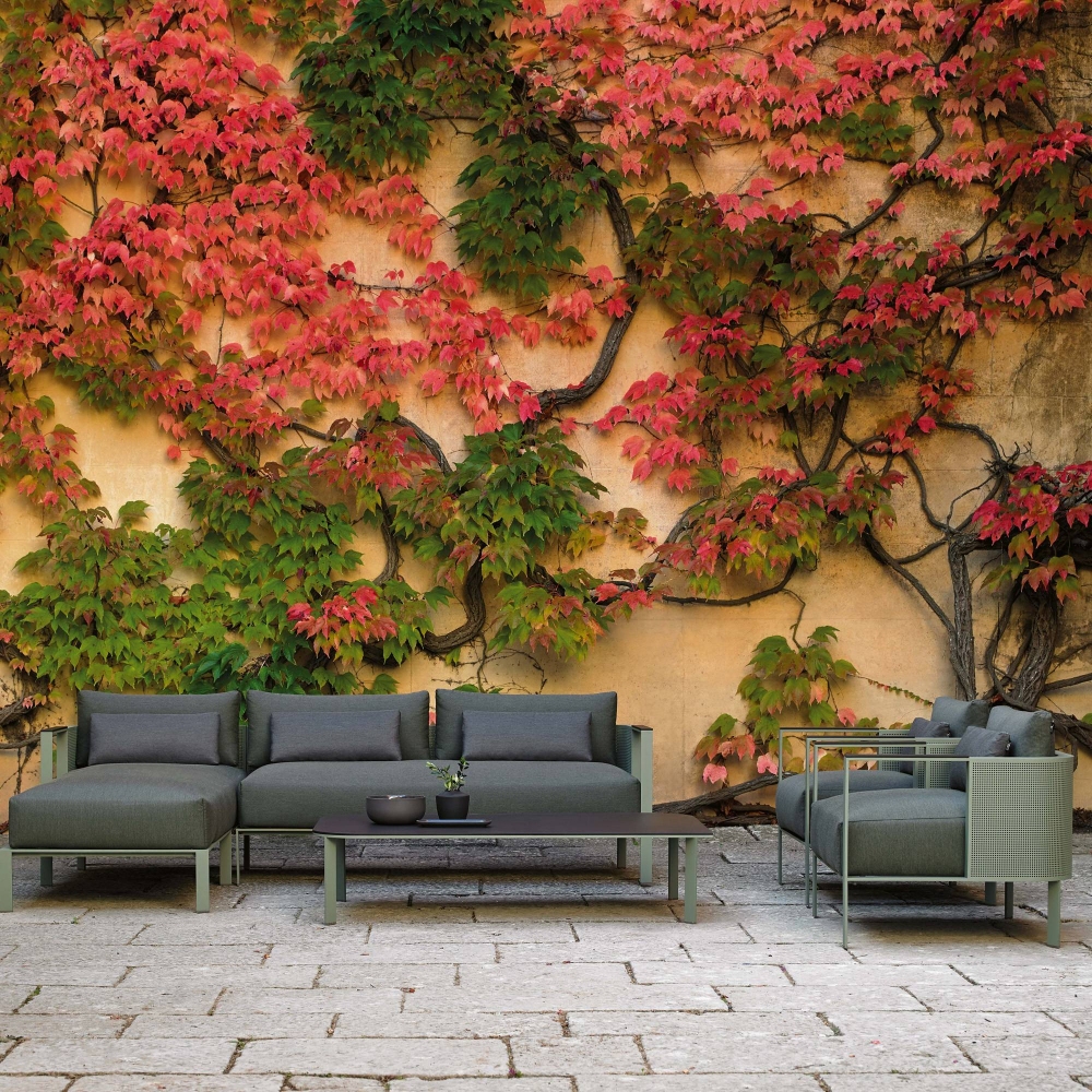 Gandia Blasco Solanas modular outdoor Sofa - Sectional 1 with right armrest