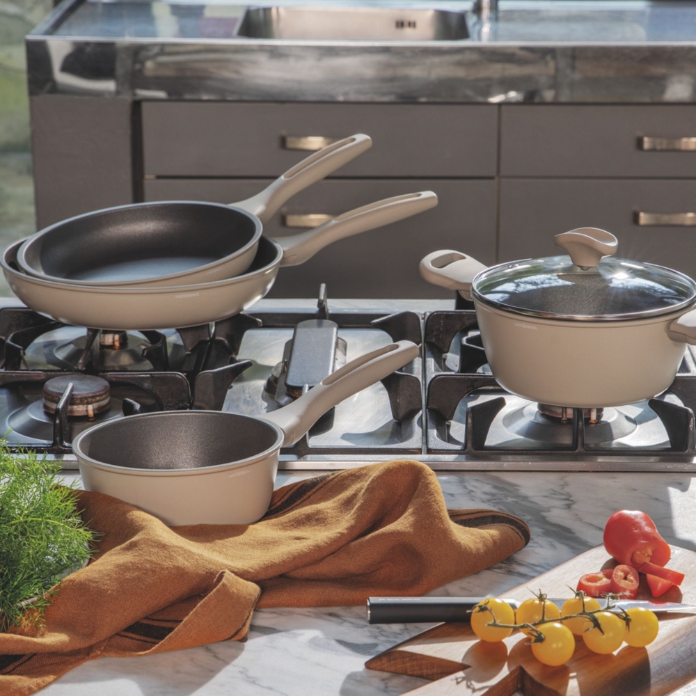Sambonet Silver Force 5-piece cookware set