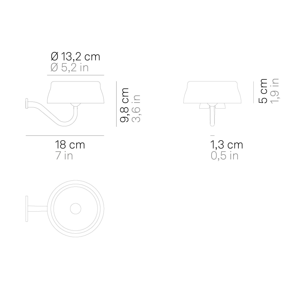 Zafferano Sister Light wall lamp