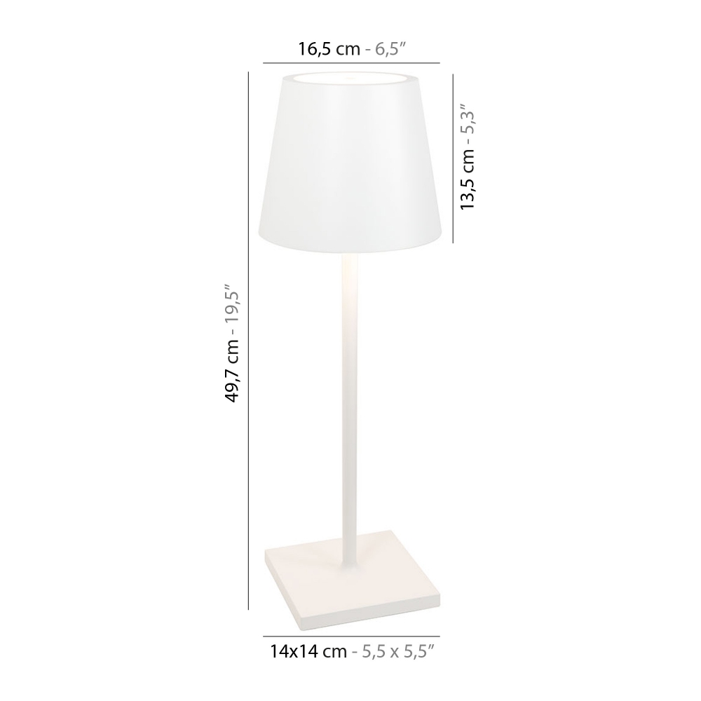 Zafferano Poldina Pro L Desk table lamp