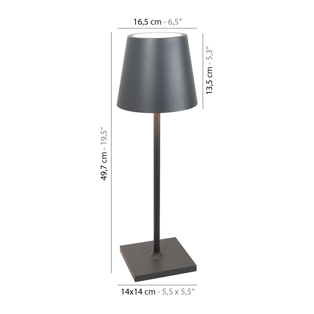 Zafferano Poldina Pro L Desk table lamp