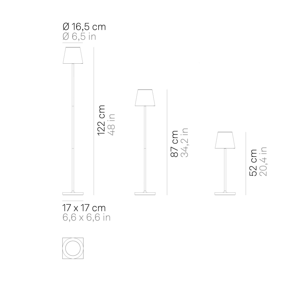 Zafferano Poldina Pro L floor lamp