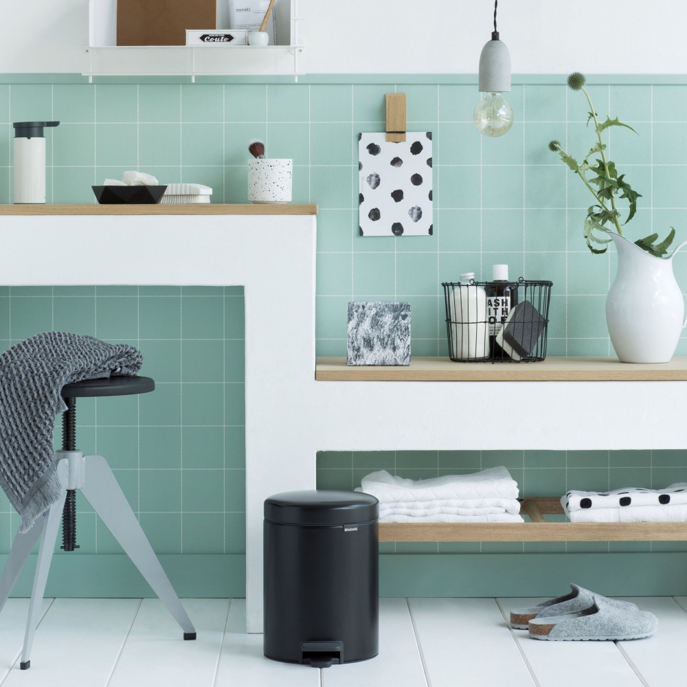 Brabantia Pattumiera a pedale NewIcon 5 litri