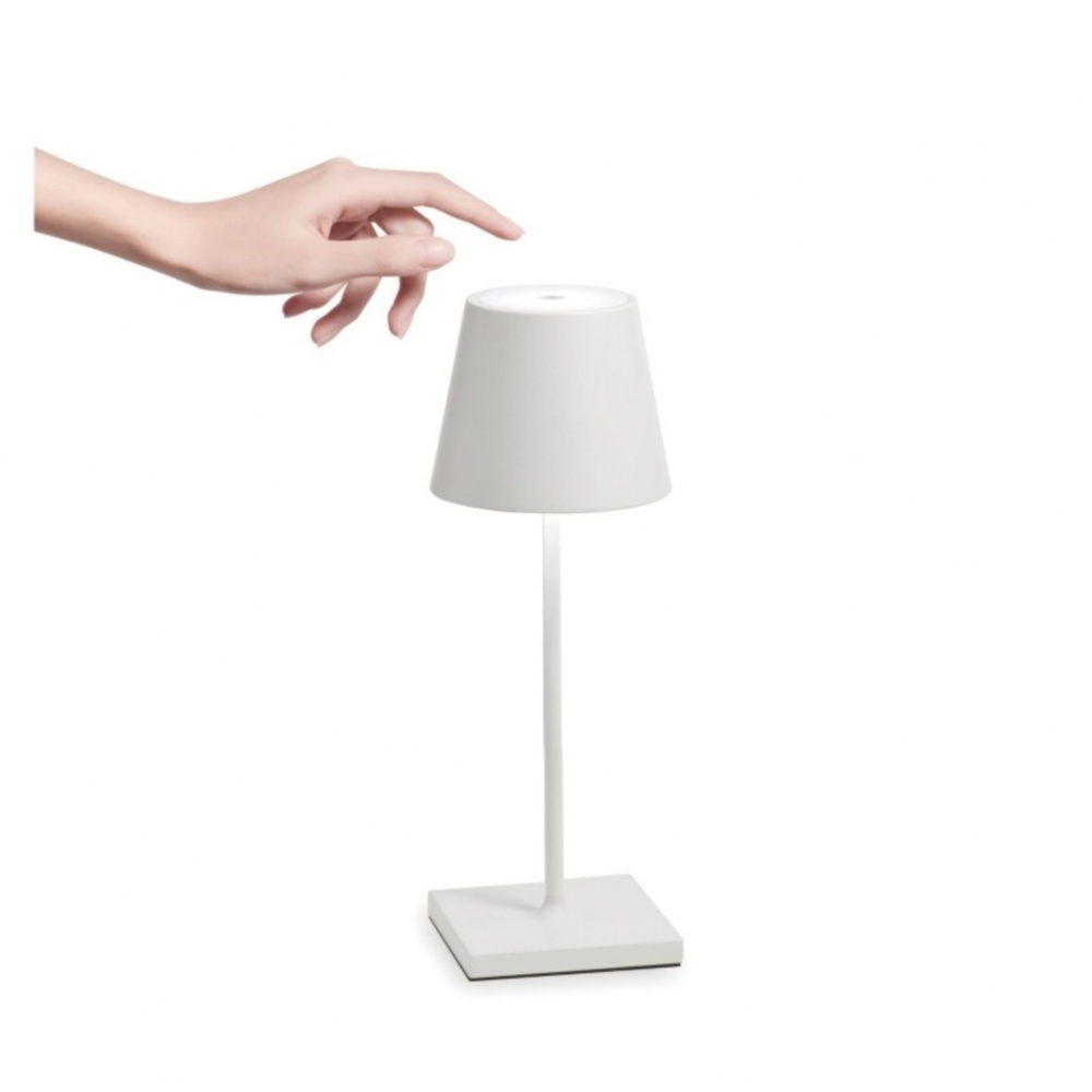 Zafferano Lampada da tavolo Poldina Pro Mini Led ricaricabile