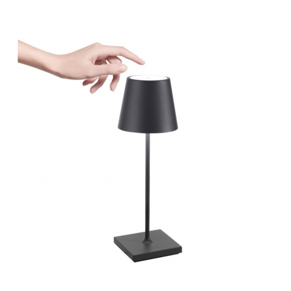 Zafferano Lampada da tavolo Poldina Pro Mini Led ricaricabile