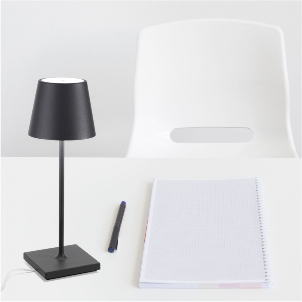 Zafferano Lampada da tavolo Poldina Pro Mini Led ricaricabile