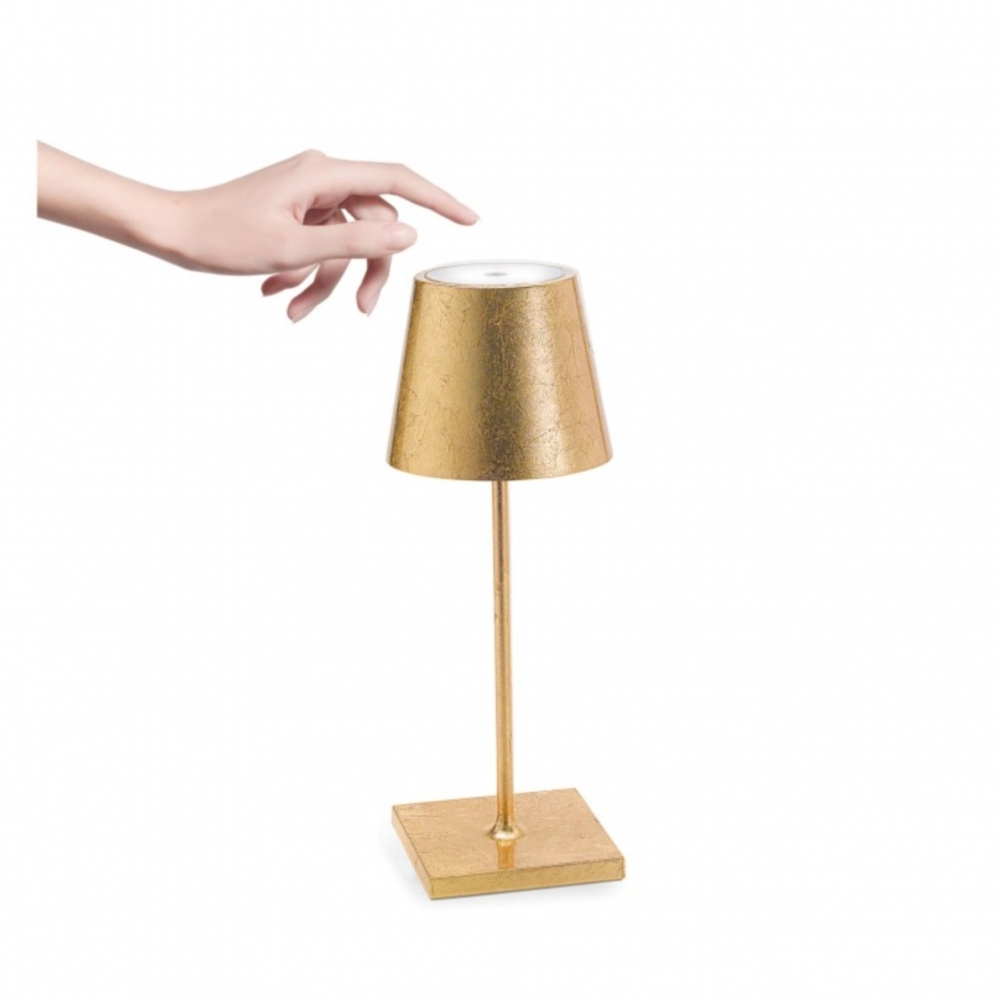 Zafferano Lampada da tavolo Poldina Pro Mini Led ricaricabile