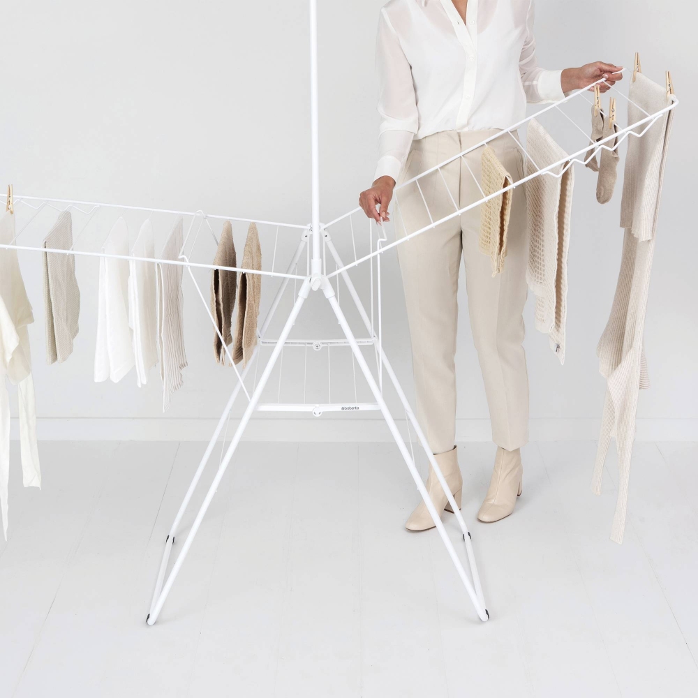 Brabantia Stendibiancheria con barra Hangon 25 metri