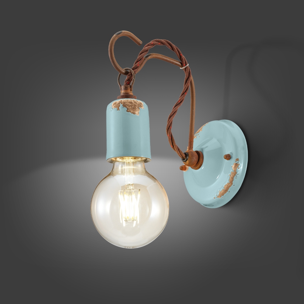 Ferroluce Lampada da parete Vintage C665