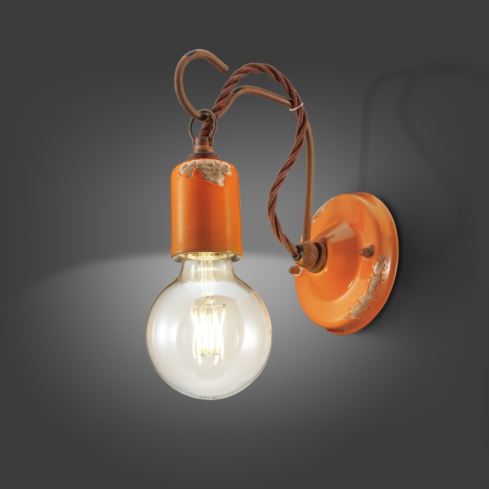 Ferroluce Lampada da parete Vintage C665