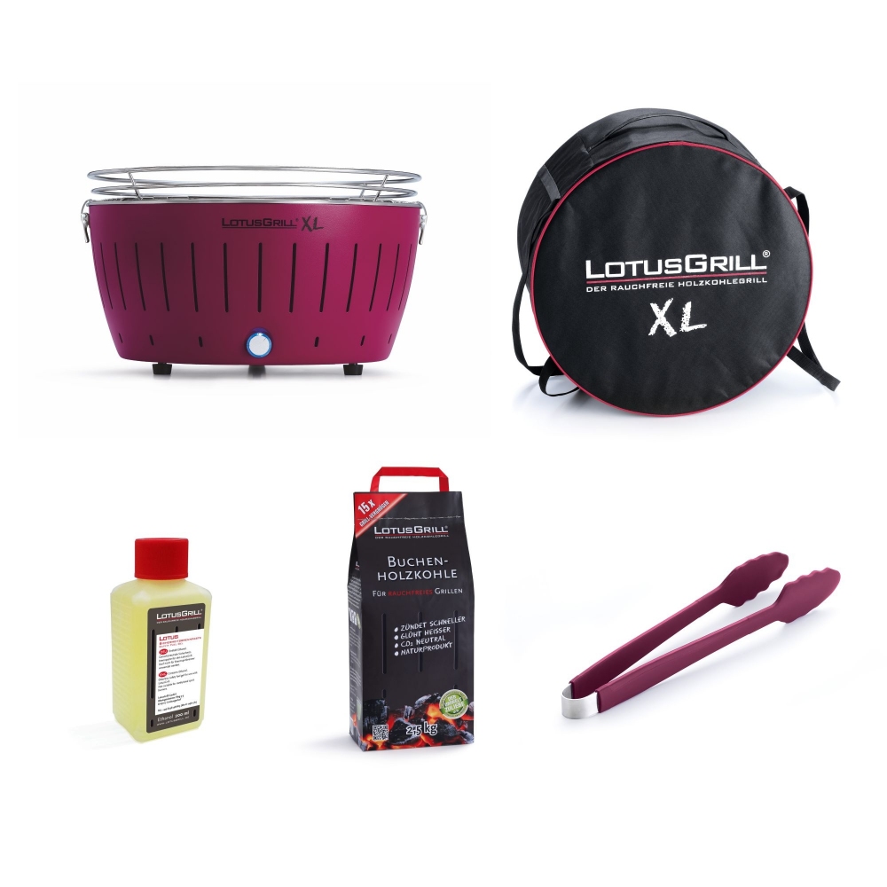 LotusGrill Bundle Barbecue USB XL + 1...