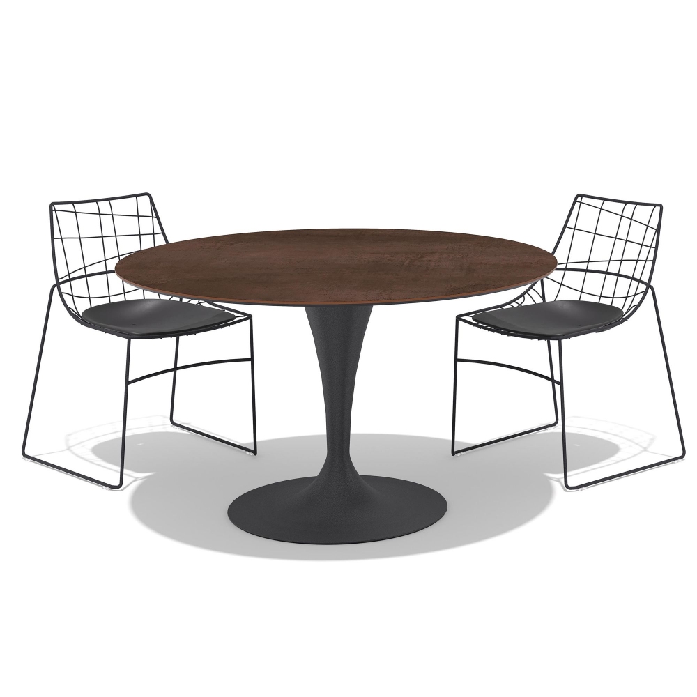 Sovet Flûte elliptical table