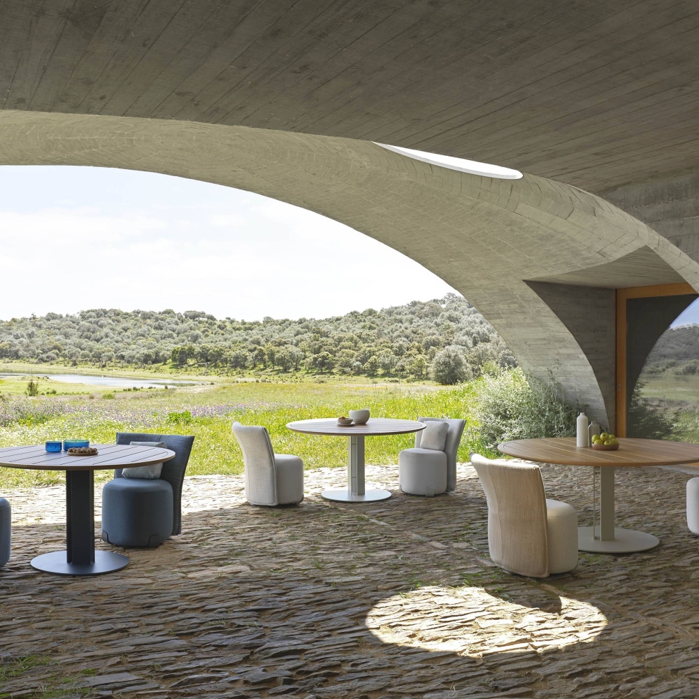 Gandia Blasco Tavolo outdoor Isla diam. 130 cm