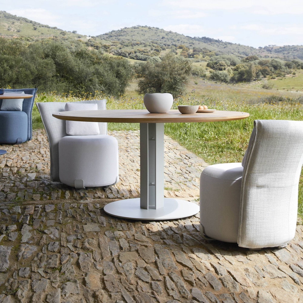 Gandia Blasco Tavolo outdoor Isla diam. 130 cm