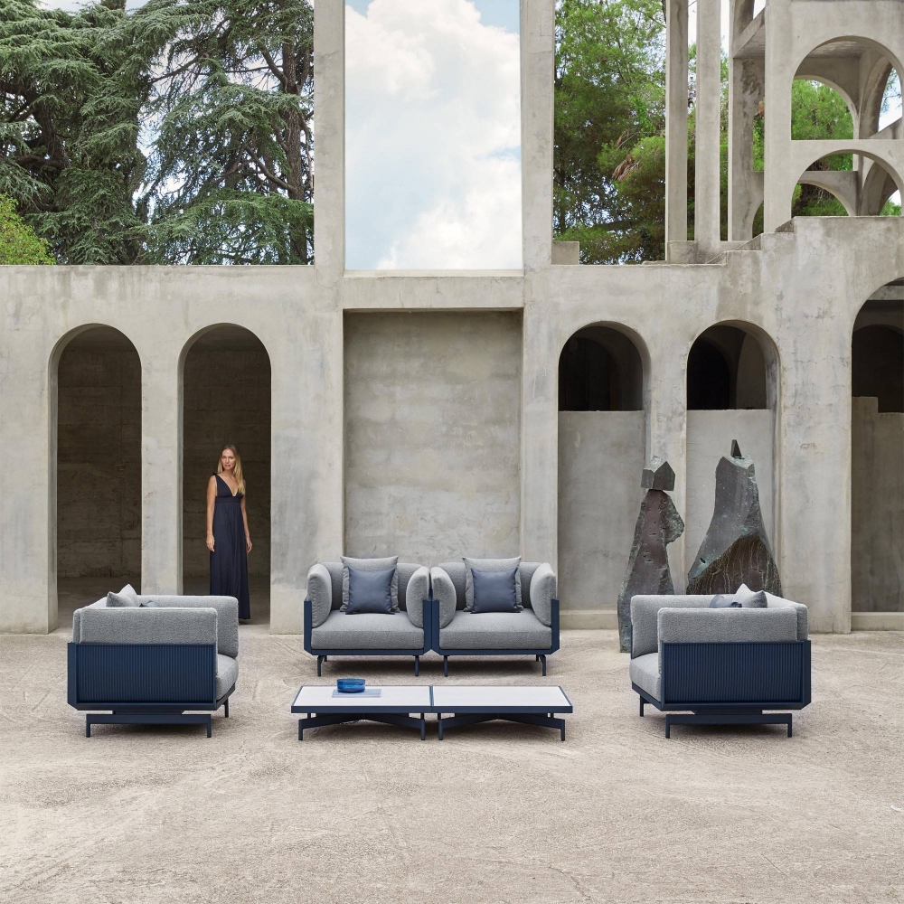 Gandia Blasco Tavolino outdoor Onde cm. 85x85