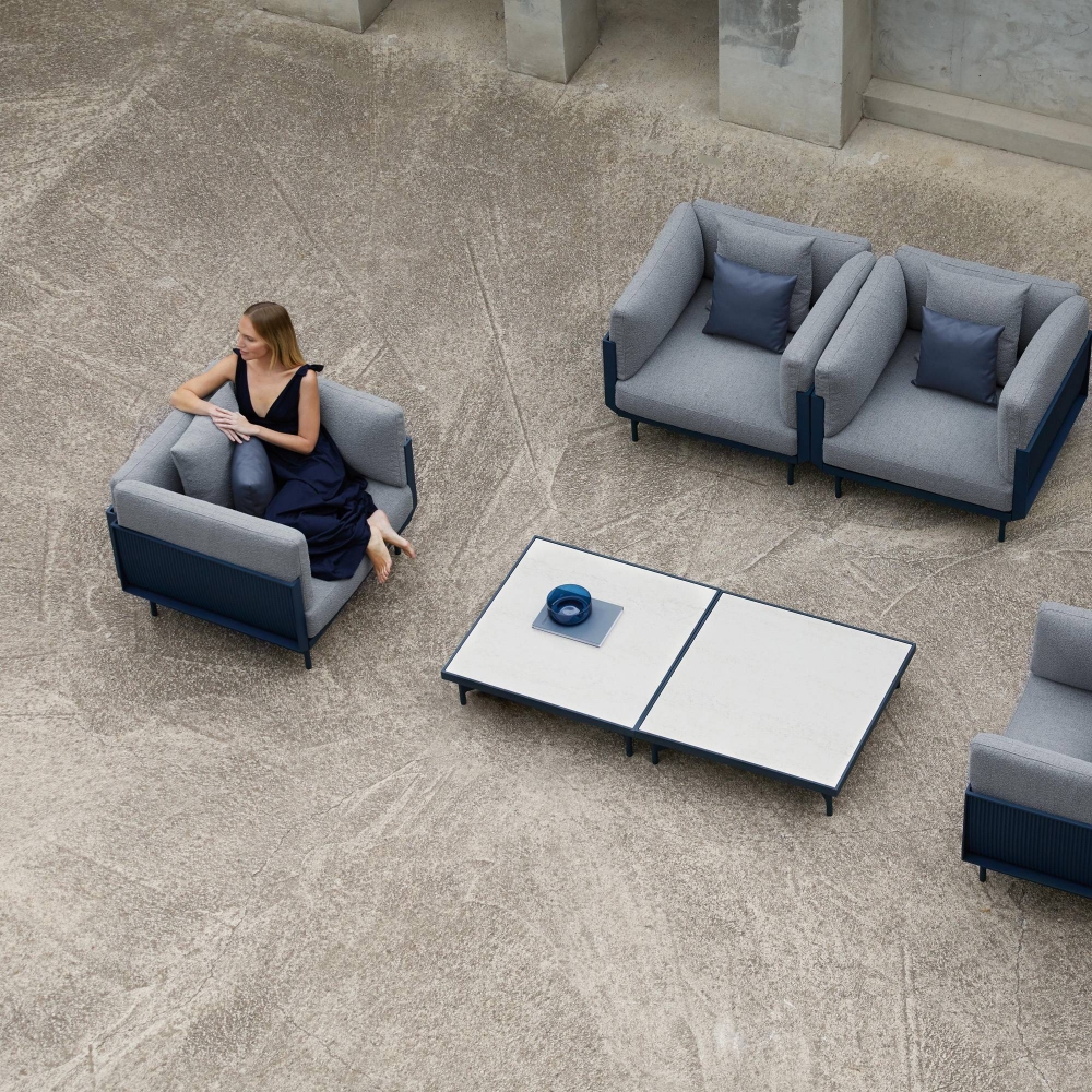 Gandia Blasco Tavolino outdoor Onde cm. 85x85