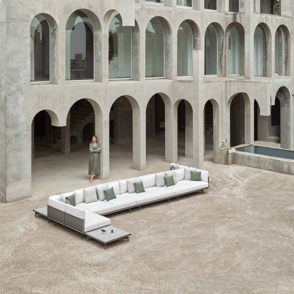 Gandia Blasco Tavolino outdoor Onde cm. 85x85