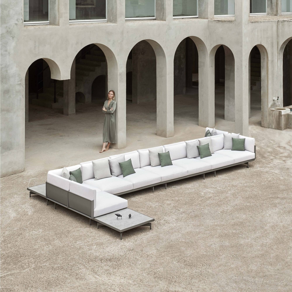 Gandia Blasco Tavolino outdoor Onde cm. 85x85