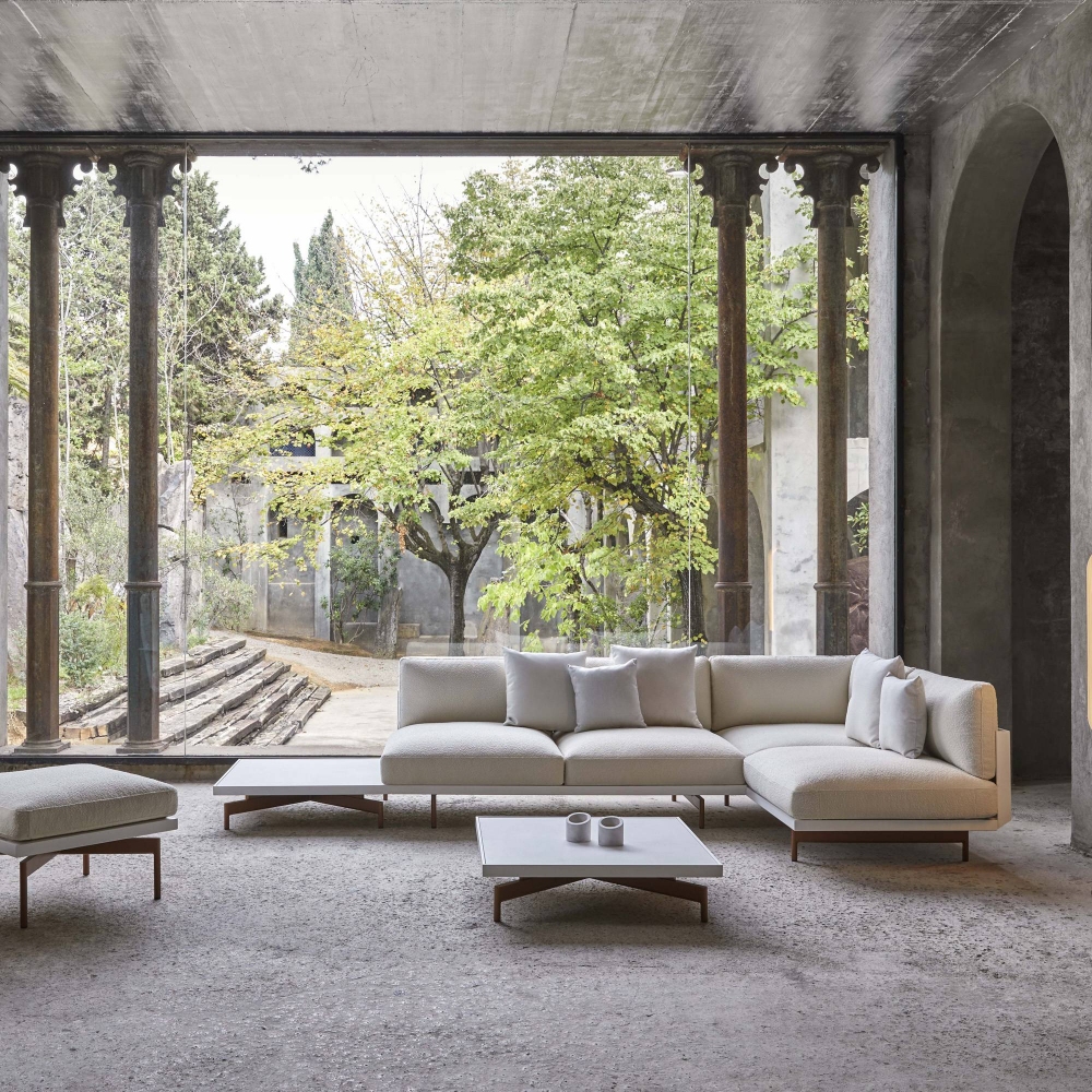 Gandia Blasco Tavolino outdoor Onde cm. 85x85