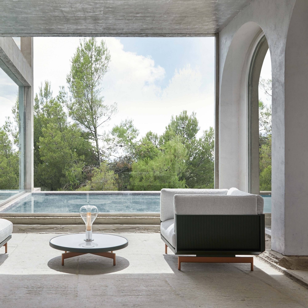 Gandia Blasco Tavolino outdoor Onde diam. 120 cm