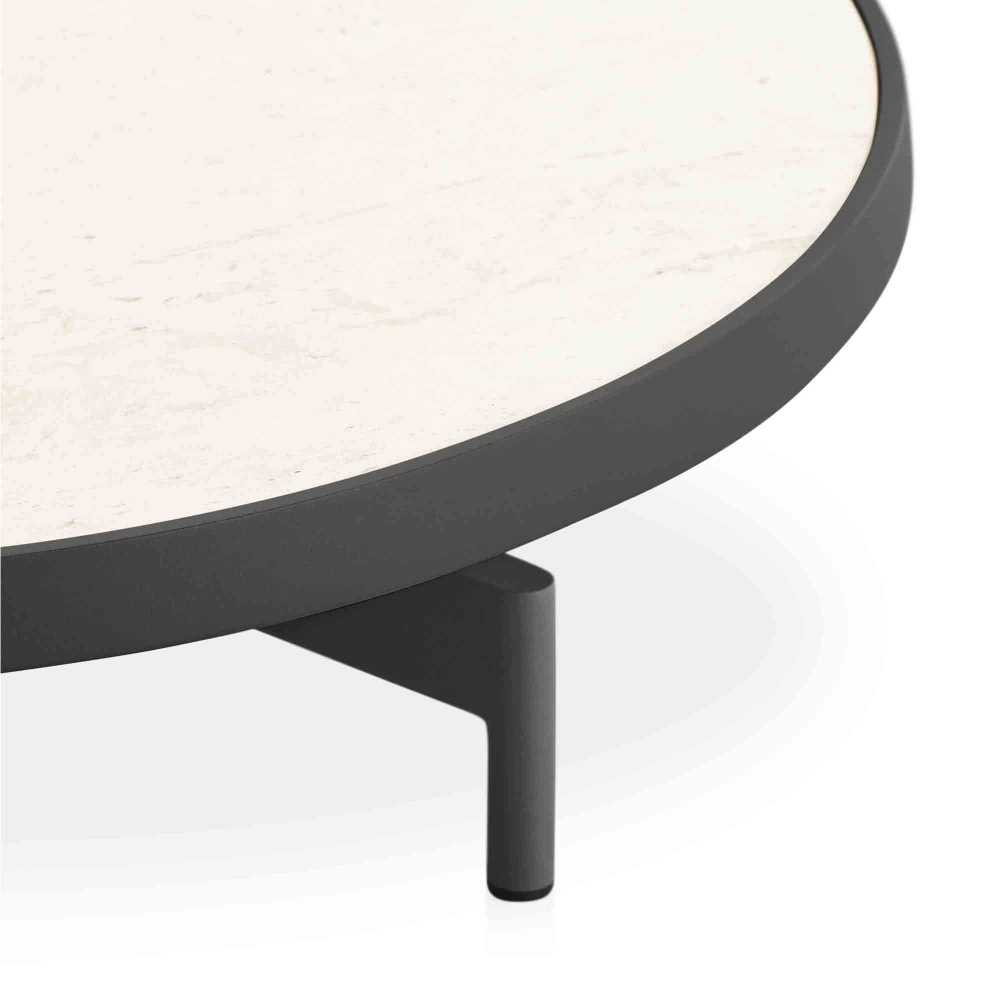 Gandia Blasco Tavolino outdoor Onde diam. 90 cm