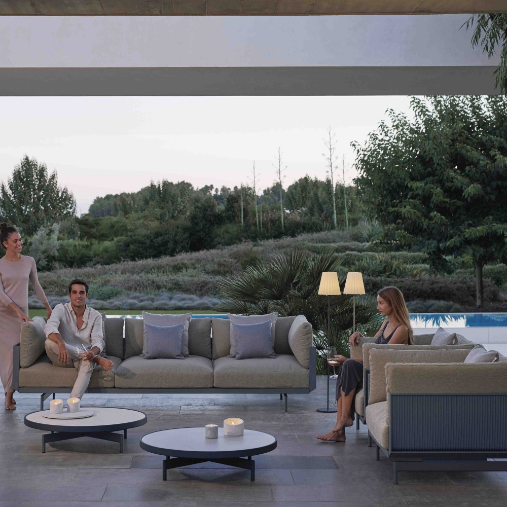 Gandia Blasco Tavolino outdoor Onde diam. 90 cm