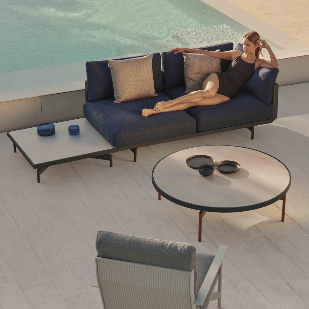 Gandia Blasco Tavolino outdoor Onde diam. 90 cm