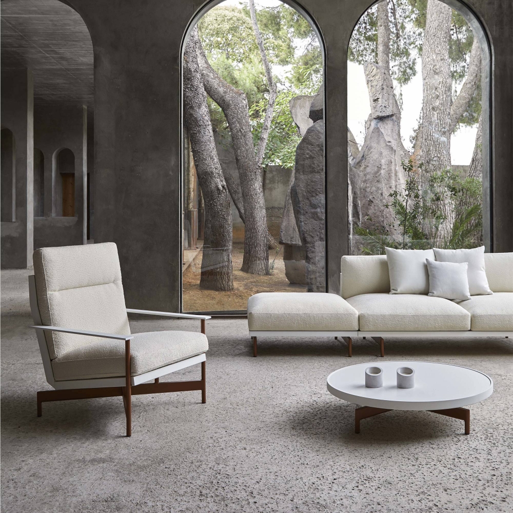 Gandia Blasco Onde outdoor coffee table diam. 90 cm