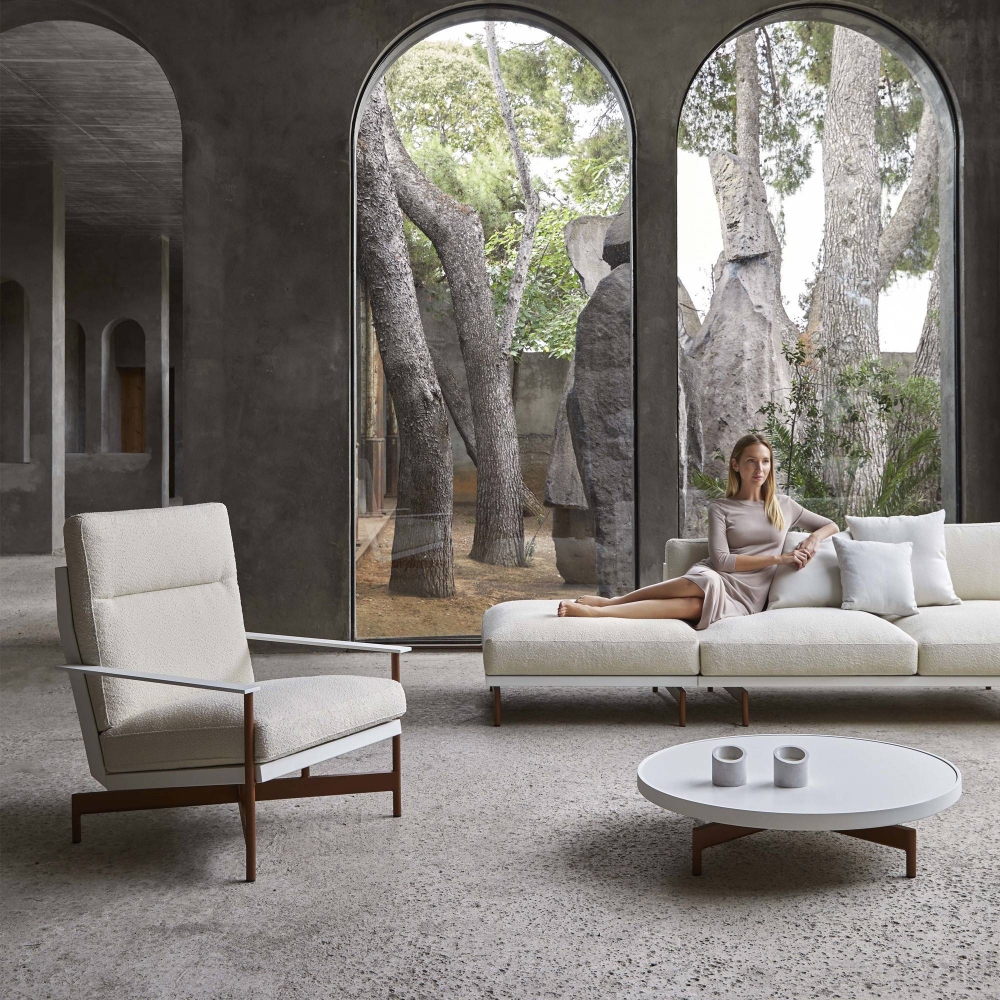 Gandia Blasco Tavolino outdoor Onde diam. 90 cm