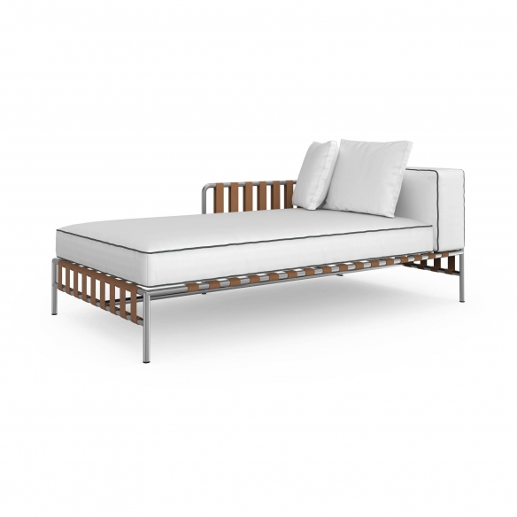 Gandia Blasco Lettino modulare outdoor Onsen - bracciolo sinistro