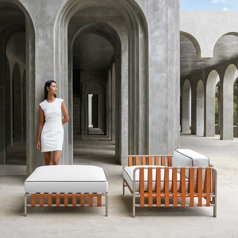 Gandia Blasco Onsen outdoor modular pouf