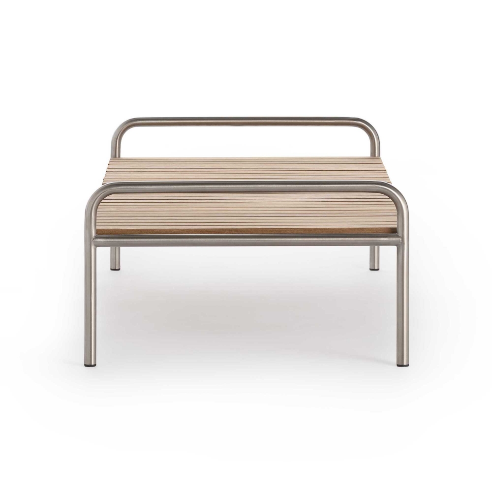 Gandia Blasco Onsen Iroko outdoor coffee table cm. 153x66