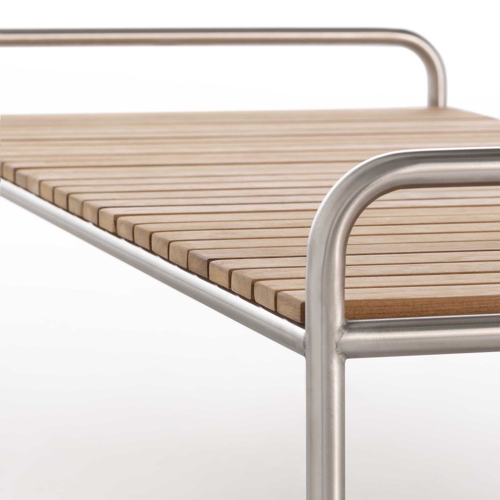 Gandia Blasco Onsen Iroko outdoor coffee table cm. 153x66