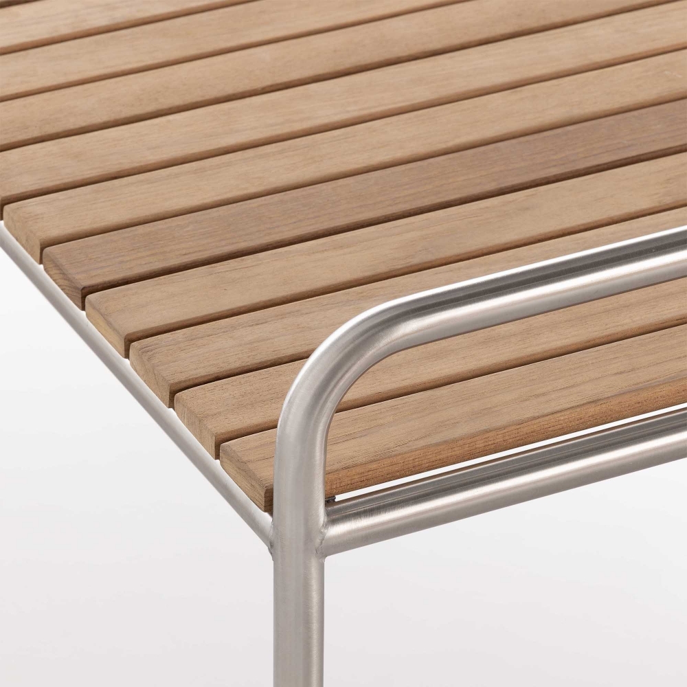 Gandia Blasco Tavolino outdoor Onsen Iroko cm. 153x66