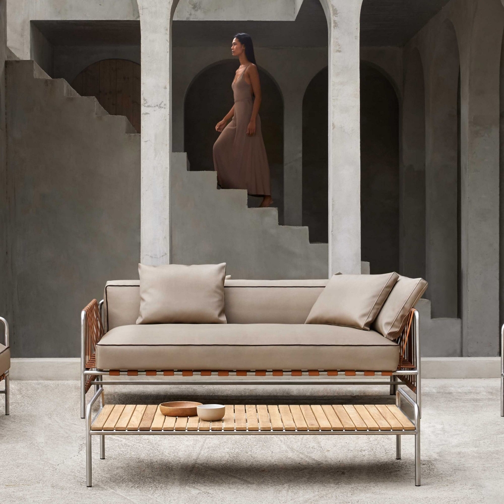 Gandia Blasco Onsen Iroko outdoor coffee table cm. 153x66