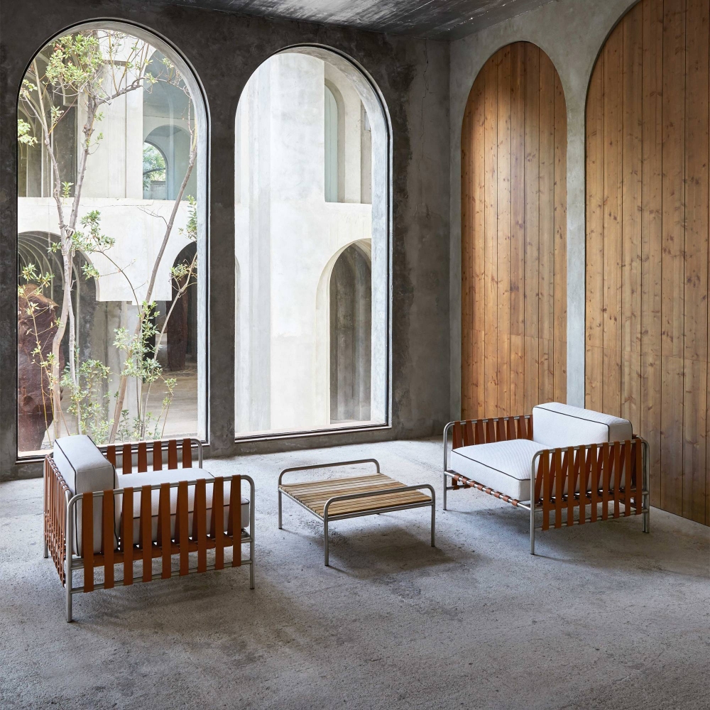 Gandia Blasco Tavolino outdoor Onsen Iroko cm. 76x76