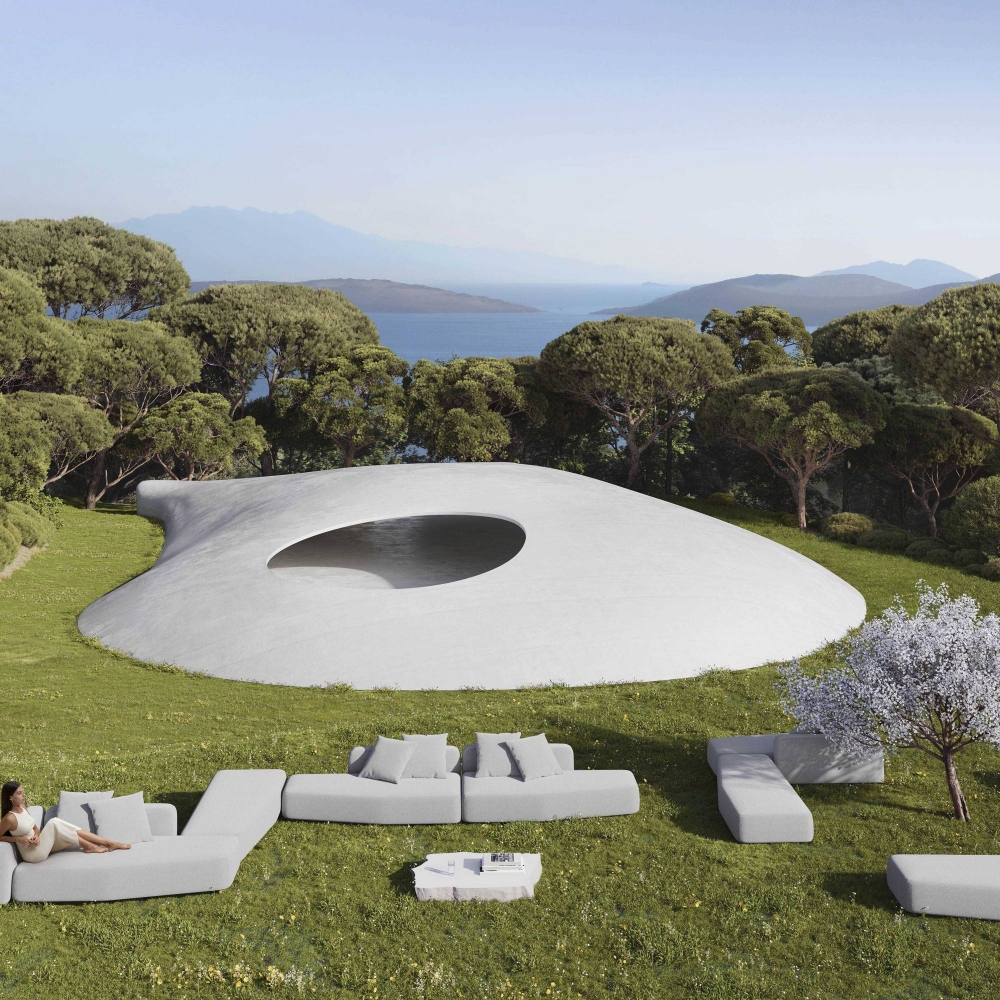 Gandia Blasco Divano modulare outdoor Mass - Composizione 3