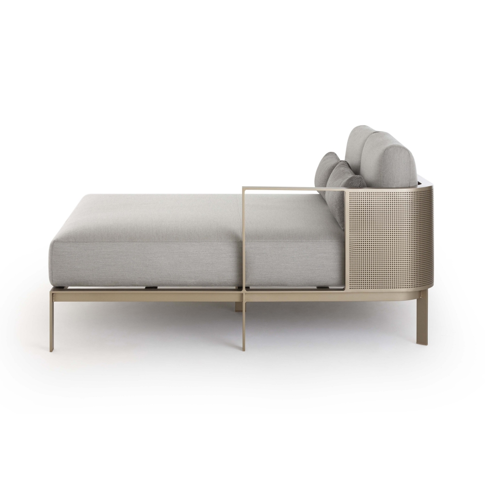 Gandia Blasco Solanas outdoor modular Sofa - XL Sectional 2 with right armrest