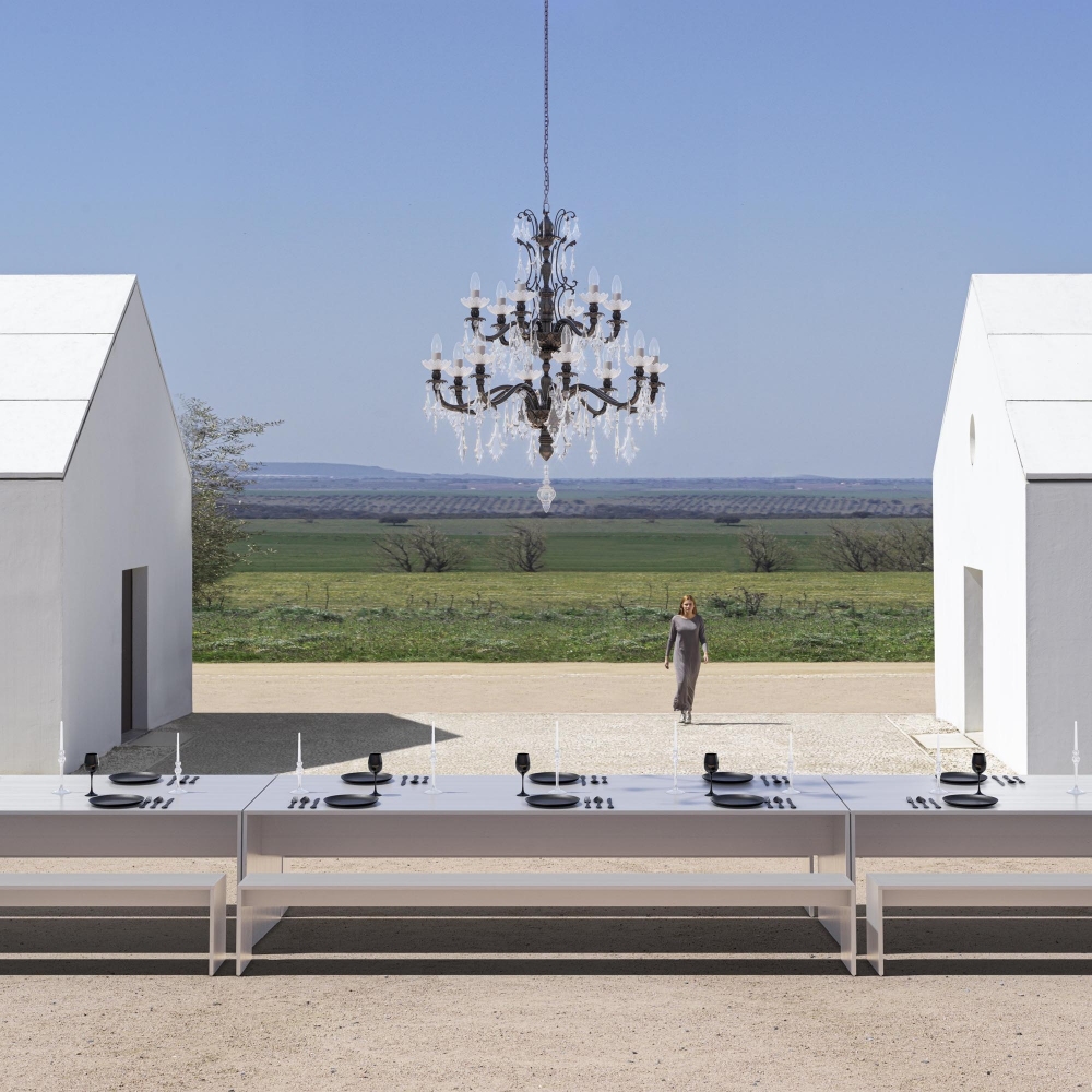 Gandia Blasco GBmodular outdoor bench cm. 290