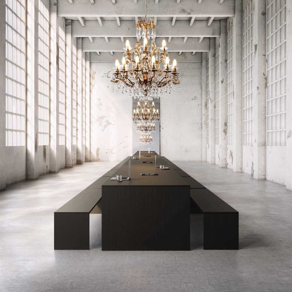 Gandia Blasco GBmodular outdoor dining table cm. 210