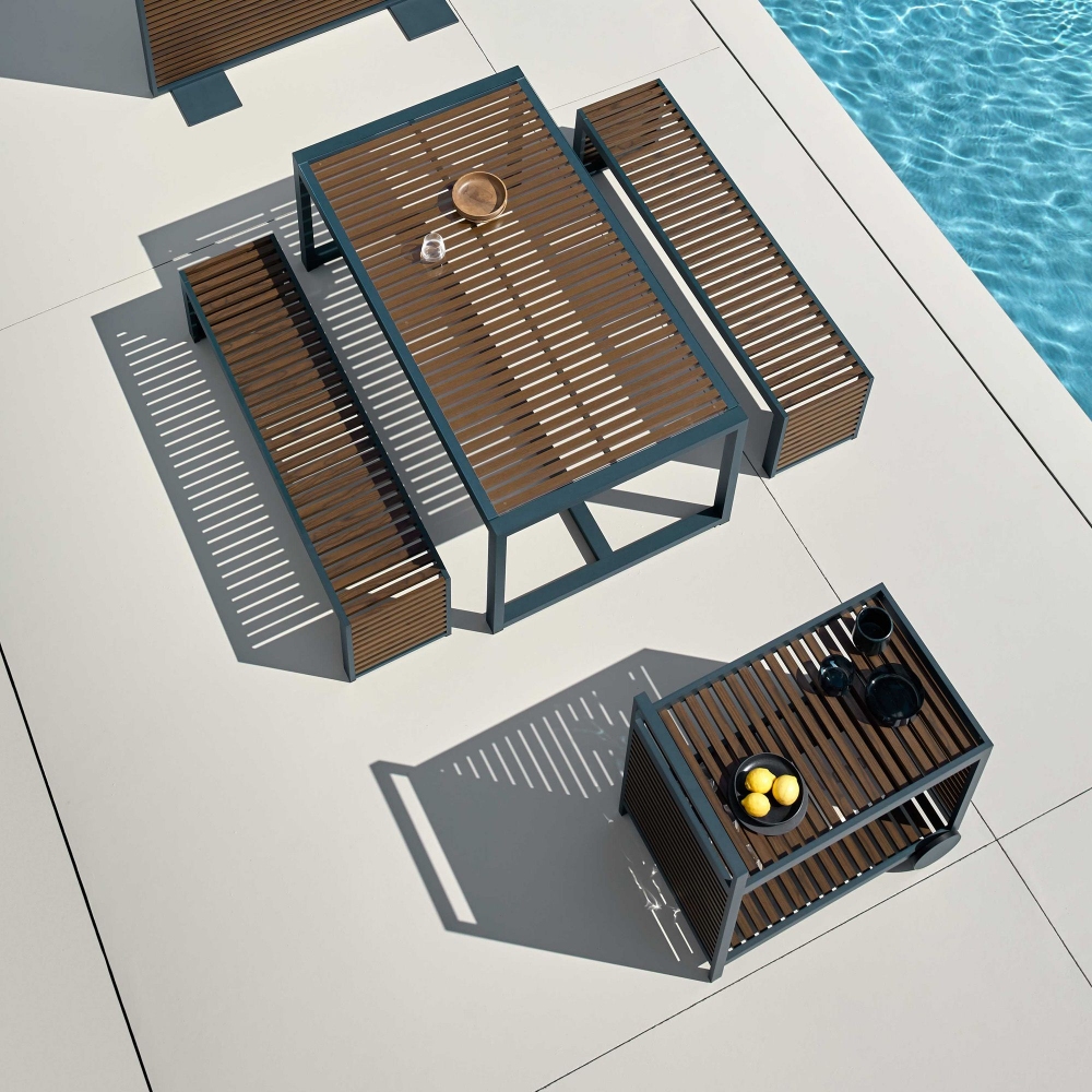 Gandia Blasco DNA outdoor Bench cm. 246