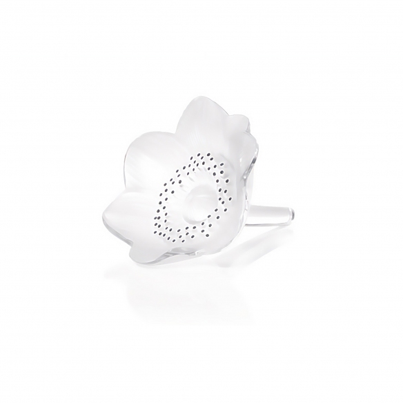 Quick Ship - Lalique Anemone crystal sculpture